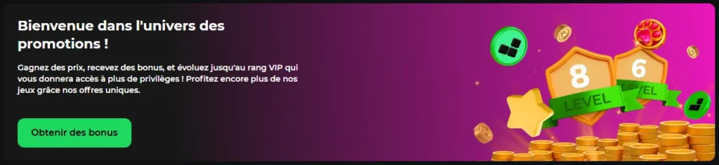 Bienvenue dans l'univers des promotions au Betify Casino