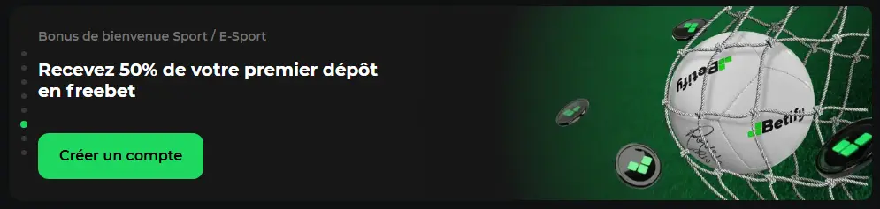 votre premier depot an freebetau Betify Casino